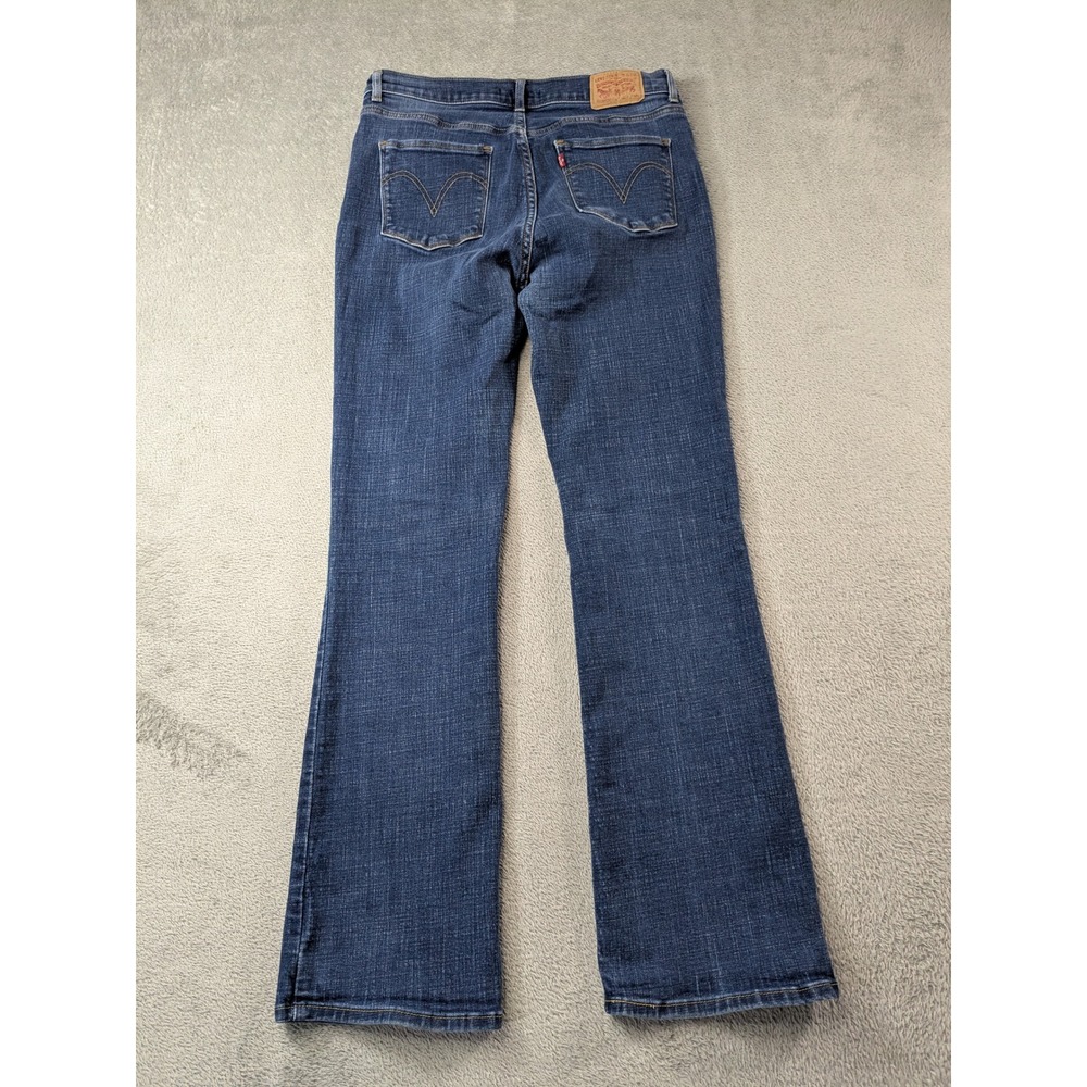 Levis Classic Bootcut Jeans Womens 29 Blue Stretch Denim Mid Rise 39252-0004 - Picture 3 of 13